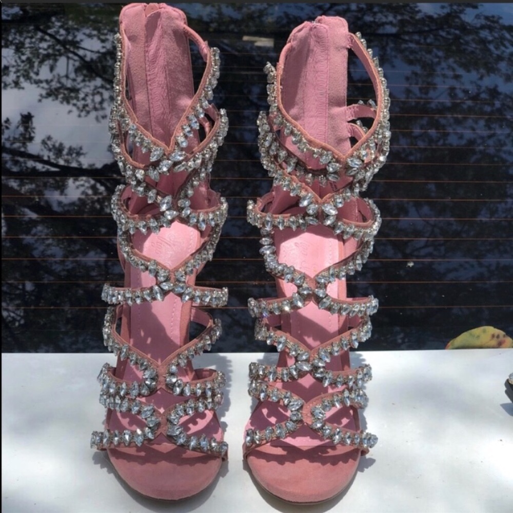 Crystal caged heels 💎 - Picture 3 of 6